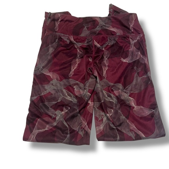 Sweaty Betty Contour Leggings Womens XS Purple Gray High Rise Print Stretch - Picture 5 of 6